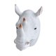 thumbnail image 4 of Escultura de cabeza de , estatua de regalo, colección blanca, figura decorativa de resina, decoración de pared de animales, arte para, 4 of 9