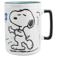 thumbnail image 3 of Taza de Porcelana Bitono con Diseño Snoopy, Colección Peanuts, Con Interior Azul, Capacidad 405 ml, 3 of 5