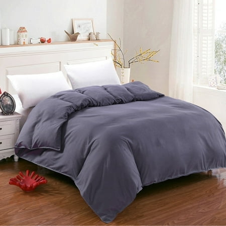 1pcs Comfort Plain Duvet Cover Bed Sheet Twin Full King Size