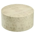 thumbnail image 3 of Cosmos 35" Round Burl Wood Coffee Table, 3 of 9