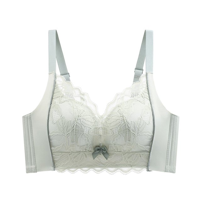 Abcnature Women Full Coverage Bras Lace Thin Style Ventilate Plus Size Bras without Steel Rim