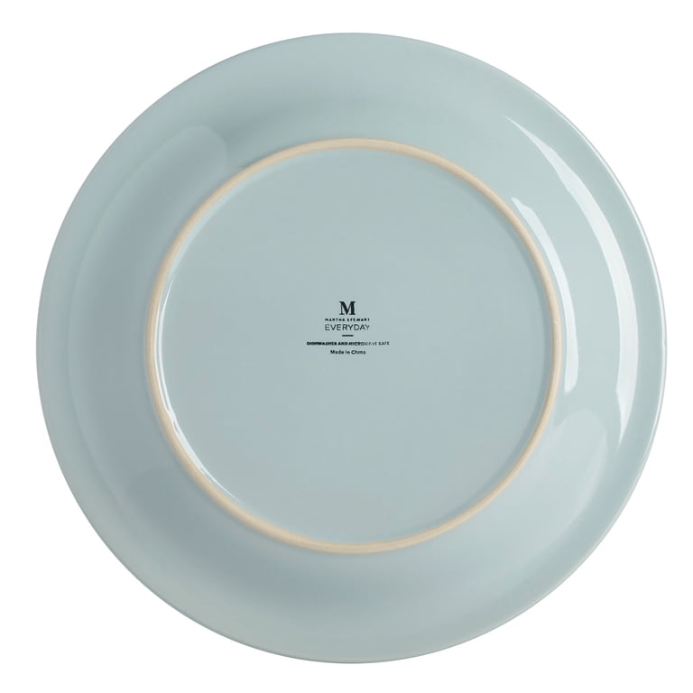 Martha Stewart Everyday Stoneware Dinnerware Set, 16 Piece, Grey