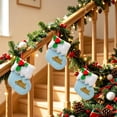 thumbnail image 6 of AOMXGD 2 Pack Mini Christmas Stocking Ornaments, Plastic Hanging Decor for Xmas Tree Mantel Holiday Party Decor, 2 Count, 6 of 7