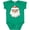 Kelly Green, variant on Inktastic Cute Santa Claus Face Boys or Girls Baby Bodysuit