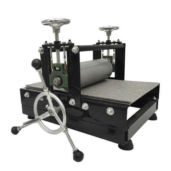 Heavy Duty Slab Roller Printmaking Machine Tabletop Adjustable No Shims Tool for Printmaking