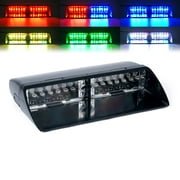 Xprite Undercover Series RGB LED Strobe Light For Dash / Windshield With Suction Cups