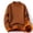 Brown, variant on Men's Mock Neck Fleece Lined Sweatshirt Long Sleeve Warm Casual Pullover