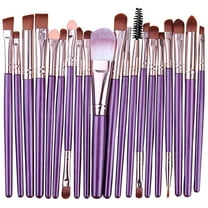 Kokovifyves Beauty Tools Makeup Brushes Kit Set 20Pcs Make-up Toiletry Kit Wool Make Up Brush Set
