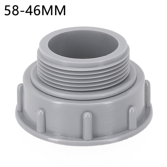 Kitchen Sink Dish Basin Adapter Reducer Drain Pipe Joint Thread Hose Connector For Carboy Washers Garden Hose Plastic Gray