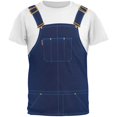 thumbnail image 1 of Halloween Overalls White T-Shirt Costume All Over Adult T-Shirt, 1 of 2