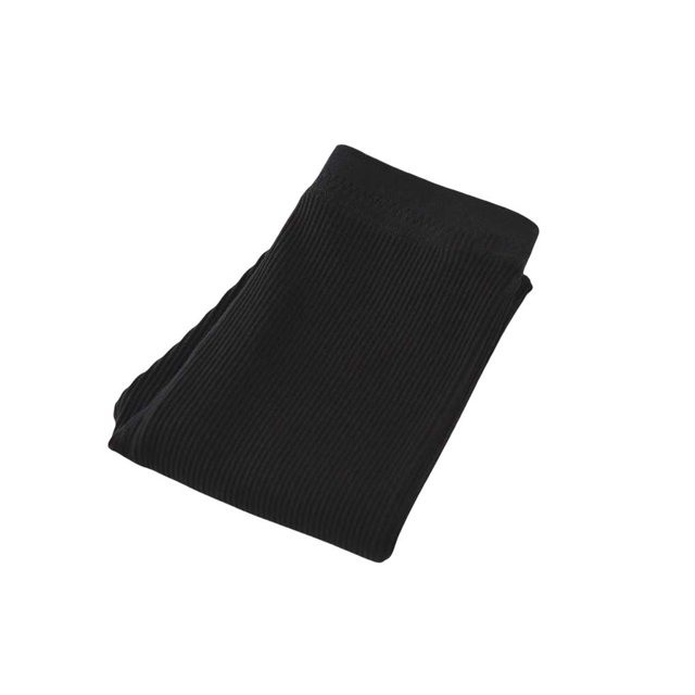 Sonducket Leggings de invierno para mujer, pantalones térmicos sólidos con rosca de punto de cintura alta, pantalones cálidos elásticos para mantener Ropa interior Negro SG Sonducket AP013586-03