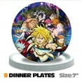 thumbnail image 4 of Seven Deadly Sins Plates Birthday Supplies Decorations Decor Backdrop Banner Cake Topper Fans, 4 of 5