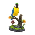thumbnail image 4 of Simulación de pájaro juguete que habla loro la oficina de juguete decoración del hogar mascota de animales para niños para niños regalo de cumpleaños, 4 of 9