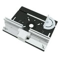 thumbnail image 4 of TFixol Adjustable Height Aluminum Alloy Router Table Set with Lifting Base, Insert Plate, Push Plate, and Angle Gauge - Black, 4-Piece Kit (240x200x5mm), 4 of 6