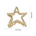 thumbnail image 3 of Unique Metal Hair Claw Clip in Star Shape Women's Hair Accessory For Women Fashion Hairpiece For Multiple Occasion, 3 of 9