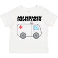 thumbnail image 3 of Inktastic My Mommy Saves Lives- Ambulance Boys or Girls Toddler T-Shirt, 3 of 5