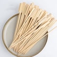 thumbnail image 4 of Advancent 200 brochetas de bambú para comer con los dedos, palillos largos para aperitivos y snacks, etc. Palitos para brochetas Cocina y Comedor, 4 of 6