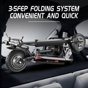 Electric Scooter, Dual Motor 1200W Peak,48V 15AH 27 MPH, Foldable Adult Scooter, UL 2272 Certified Full Suspension