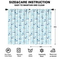 thumbnail image 2 of Blackout Kids Curtains,Light Blue Christmas Snowman Pattern Childrens Insulated Curtains Set Of 2,Bedroom Essentials,Toddler Room Decor 52"x84", 2 of 5