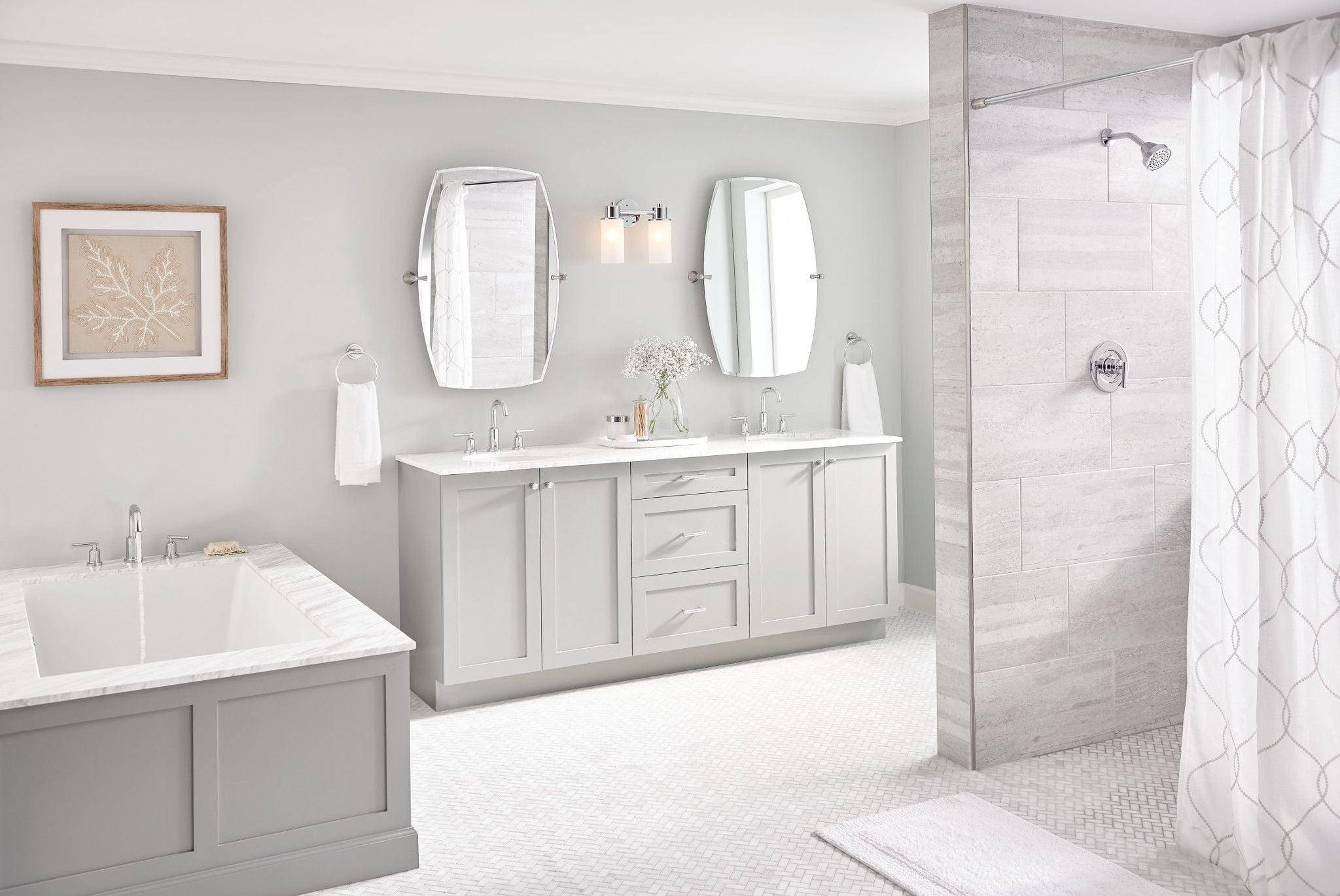 Moen Gibson Chrome Two-Handle Roman Tub Faucet