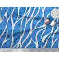 thumbnail image 2 of Soimoi Polyester Crepe Fabric Heart,Dot & Leaves Printed Fabric 1 Yard 52 Inch Wide, 2 of 3