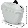 thumbnail image 4 of Sac de Taille Portable pour Dressage de Chien Friandises Appâts Collation Agilité pour Chiens Pochette de Stockage d'Alimentation Extérieure Récompense Alimentaire Sacs de Taille Jd4, 4 of 5