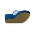 thumbnail image 5 of BLISSFUL STEP Women's Sandals Platform Wedges Glitter Slide Sandals Blue 8, 5 of 7