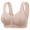 Grey, variant on Women’s Extra Plus Size Front Closure Fixed Cup Bra – Wirefree Concentrated Shape Bra with Tank Design, Plus Size Comfort Black 50