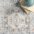 thumbnail image 2 of nuLOOM Jacquie Machine Washable Vintage Floral Light Grey 9' x 12' Transitional Area Rug, 2 of 9