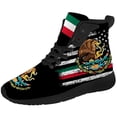 thumbnail image 5 of Aidianart Womens Mexico Flag High Top Shoes High Top Sneakers Size 15, 5 of 5