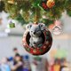 thumbnail image 1 of Listado Adorno colgante navideño de acrílico de 8 cm para decorar el árbol de Navidad (1 unidad, rojo) Rkxzt, 1 of 6