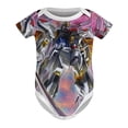 thumbnail image 6 of Mobile Suit Gundam Baby Boy Girl Short Sleeve Rompers Bodysuit One Piece Jumpsuit Summer Outfit, 6 of 8