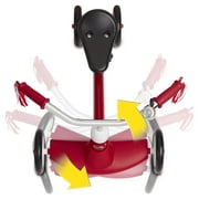 Open Box Radio Flyer Scoot About Ride-On Tricycle for Toddlers Ages 1-3 Years, Red Steel Frame