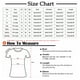 thumbnail image 3 of ICHUANYI Clearance Fashion Women Summer Causal Printing Short Sleeve V-Neck Top Blouse Button T-Shirt(Green, M) ICHUANYI WER2023081204238, 3 of 4