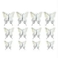 thumbnail image 2 of Wall Stickers 3D Hollow Butterfly Wall Stickers Home Decor Cardboard Butterfly Wall Stickers,Silver Home Wall Stickers, 2 of 2