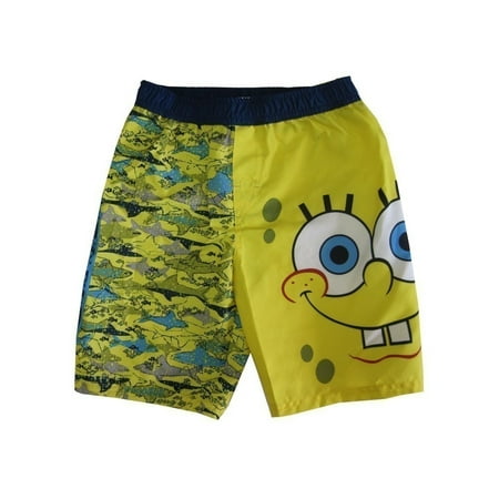 shorts squarepants spongebob swim nickelodeon boys yellow
