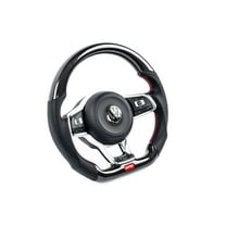 APR MS100201 Steering Wheel - Carbon Fiber / Leather - Red