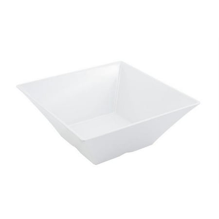 

Bon Chef 53502WHITE 12.25 x 12.25 x 5 in. Melamine Square 5.87 quart Bowl White - 188 oz