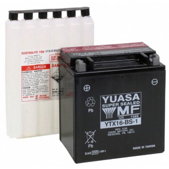 yuasa yuam32x61 ytx16-bs-1 battery