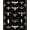 Black, Pattern 4, variant on Flatwoven High Traffic Area Rug, Stylized Bug Themed with Artistic Insect Illustrations, Non Slip, Stain Resistant, Washable Area Rugs for Living Room, Bedroom(Gold, 2X3)
