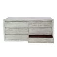 thumbnail image 4 of Benjara Romo 71 Inch Wide Dresser, 6 Drawers, Natural Cream Acacia Wood Finish, 4 of 5