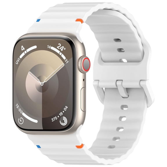 GadgetCom Watch Band Compatible with Apple Watch Series 11 10 42mm / 9 8 7 6 5 4 41mm 40mm 38mm / SE 3 , Soft Silicone Strap Sport Workout Bracelet