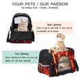 thumbnail image 3 of Christmas Crutches Sherpa-Lined Pet Carrier Bag with Fabric 900D Oxford Cloth Base and Nylon Webbing- Travel Friendly and Comfortable Transport, 3 of 7