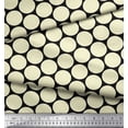 thumbnail image 2 of Soimoi Modal Satin Fabric Dots Dots Print Sewing Fabric Yard 42 Inch Wide, 2 of 5