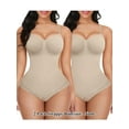 thumbnail image 1 of Gvmfive Women Tummy Control Body Shaper Slimming Waist Trainer Shapewear Bodysuit, 1 of 4