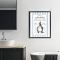 thumbnail image 2 of Stupell Industries Vintage Fragrance on Stripes Black Framed Floater Canvas Wall Art design by Lettered and Lined, 31 x 25, 2 of 9