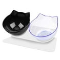 thumbnail image 1 of Bol Incliné pour Chat avec Support de Protection de Cou, Bol Surélevé pour Nourriture et Eau, 1 of 5