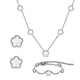 thumbnail image 2 of Collar con colgante de flores de lujo yuxing acero inoxidable dorado plateado 2021, 2 of 4