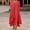 F-331Red, variant on ZHOGXU Women's Dress Long Sleeve V Neck Solid Color Irregular Fashion Comfortable Loose Fit Maxi Dresses For Casual Daily Wear,Black,L