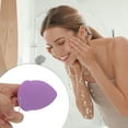 thumbnail image 5 of Unique Bargains 5 Pcs Compressed Facial Sponge Teardrop-shaped Reusable Cleansing Puff Purple, 5 of 5
